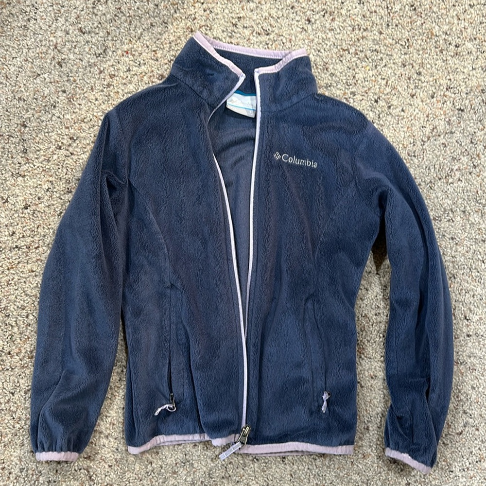 Girls Columbia zip up S 7/8